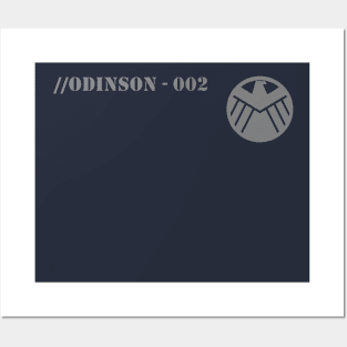 SHIELD TEE ODINSON Posters and Art